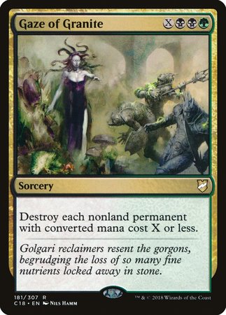 Gaze of Granite [Commander 2018] | Fandemonia Ltd