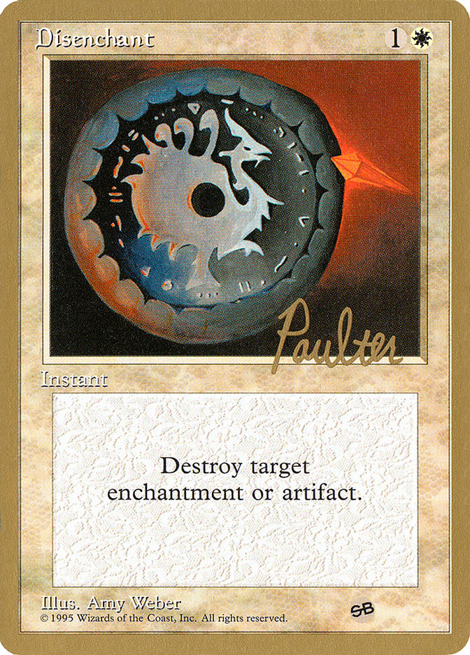 Disenchant (Preston Poulter) (SB) [Pro Tour Collector Set] | Fandemonia Ltd