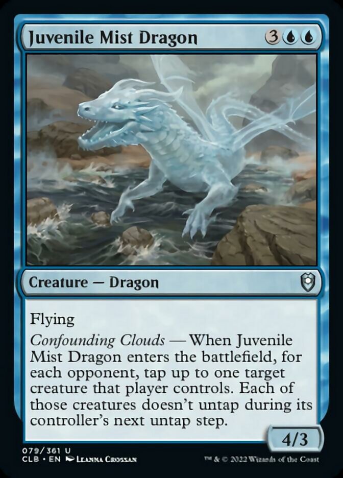 Juvenile Mist Dragon [Commander Legends: Battle for Baldur's Gate] | Fandemonia Ltd