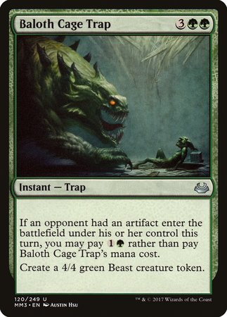 Baloth Cage Trap [Modern Masters 2017] | Fandemonia Ltd