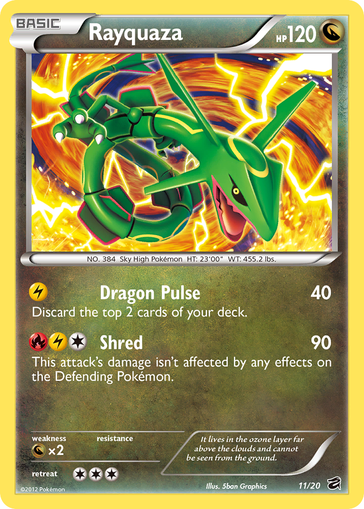 Rayquaza (11/20) [Black & White: Dragon Vault] | Fandemonia Ltd