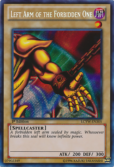 Left Arm of the Forbidden One [LCYW-EN305] Secret Rare | Fandemonia Ltd