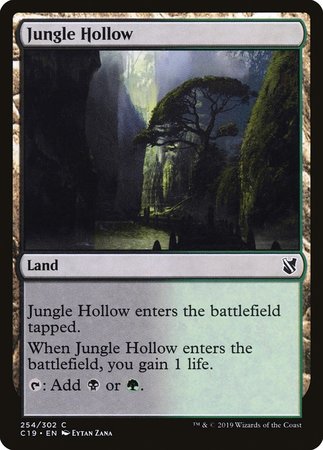 Jungle Hollow [Commander 2019] | Fandemonia Ltd