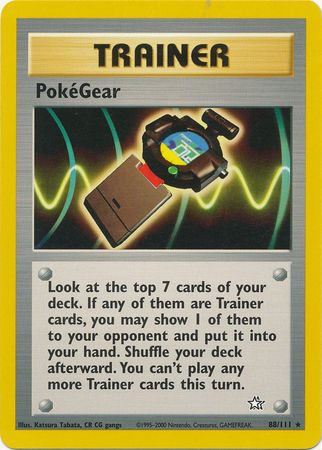 PokeGear (88/111) [Neo Genesis Unlimited] | Fandemonia Ltd