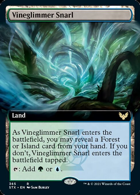 Vineglimmer Snarl (Extended) [Strixhaven: School of Mages] | Fandemonia Ltd