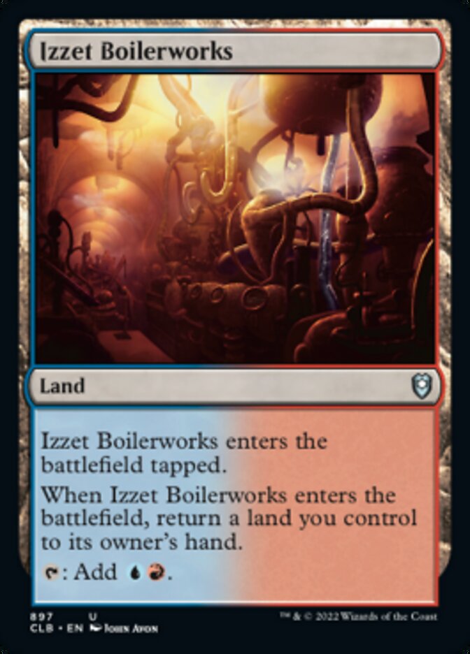 Izzet Boilerworks [Commander Legends: Battle for Baldur's Gate] | Fandemonia Ltd