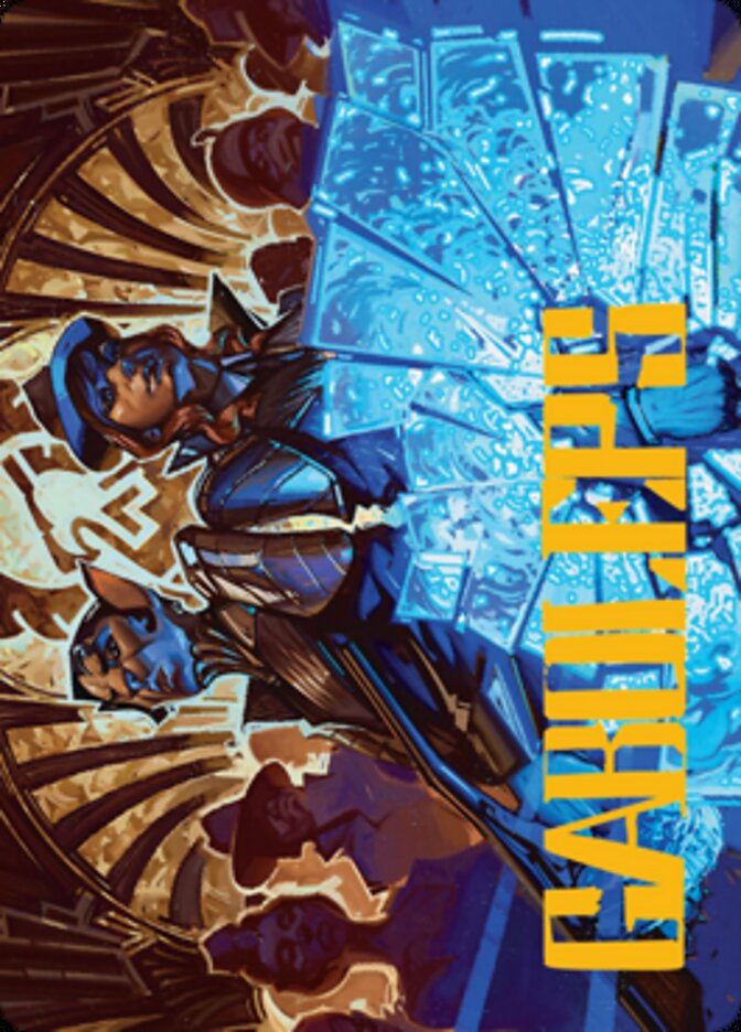 Contractual Safeguard Art Card (Gold-Stamped Signature) [Streets of New Capenna Art Series] | Fandemonia Ltd