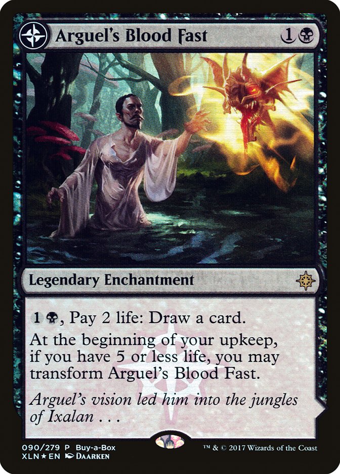 Arguel's Blood Fast // Temple of Aclazotz (Buy-A-Box) [Ixalan Treasure Chest] | Fandemonia Ltd