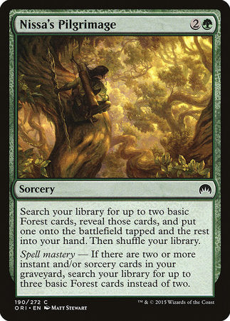 Nissa's Pilgrimage [Magic Origins] | Fandemonia Ltd