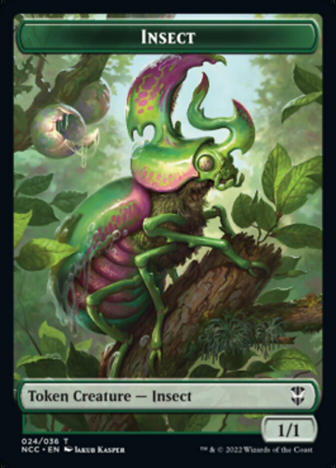 Ogre // Insect Double-sided Token [Streets of New Capenna Commander Tokens] | Fandemonia Ltd