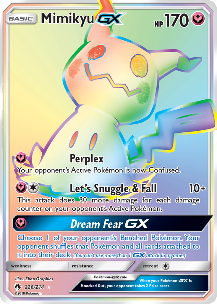 Mimikyu GX (226/214) [Sun & Moon: Lost Thunder] | Fandemonia Ltd