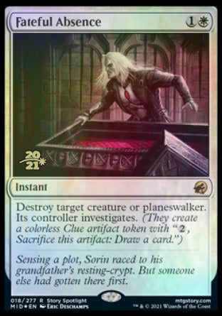 Fateful Absence [Innistrad: Midnight Hunt Prerelease Promos] | Fandemonia Ltd