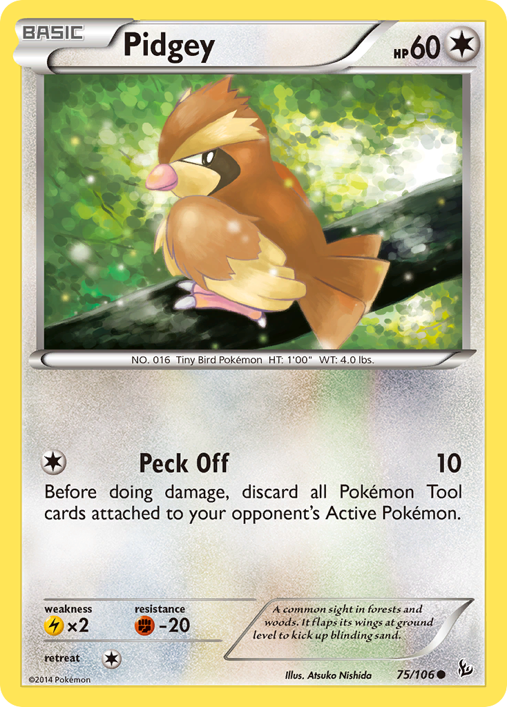 Pidgey (75/106) [XY: Flashfire] | Fandemonia Ltd