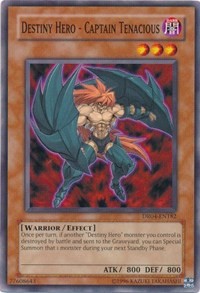 Destiny Hero - Captain Tenacious [DR04-EN182] Common | Fandemonia Ltd