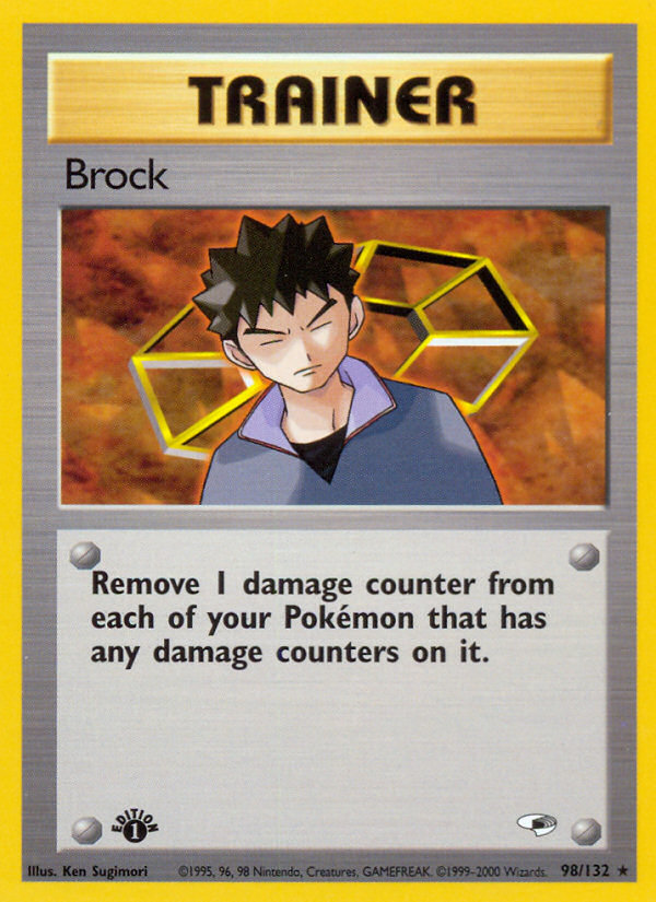 Brock (98/132) [Gym Heroes 1st Edition] | Fandemonia Ltd