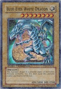 Blue-Eyes White Dragon [DTP1-EN001] Super Rare | Fandemonia Ltd