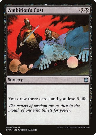 Ambition's Cost [Commander Anthology] | Fandemonia Ltd