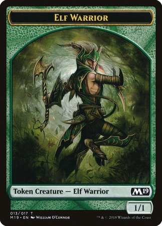 Elf Warrior Token [Core Set 2019 Tokens] | Fandemonia Ltd