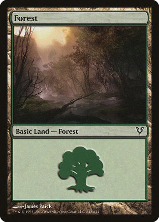 Forest (242) [Avacyn Restored] | Fandemonia Ltd