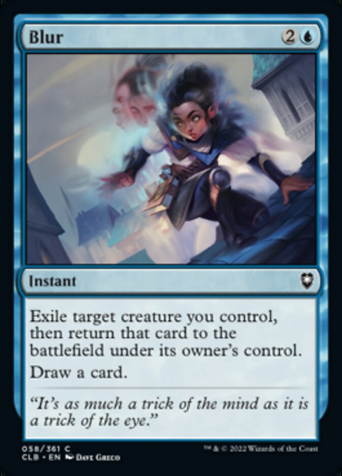 Blur [Commander Legends: Battle for Baldur's Gate] | Fandemonia Ltd
