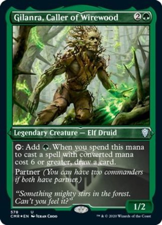 Gilanra, Caller or Wirewood (Foil Etched) [Commander Legends] | Fandemonia Ltd