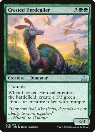 Crested Herdcaller [Rivals of Ixalan] | Fandemonia Ltd
