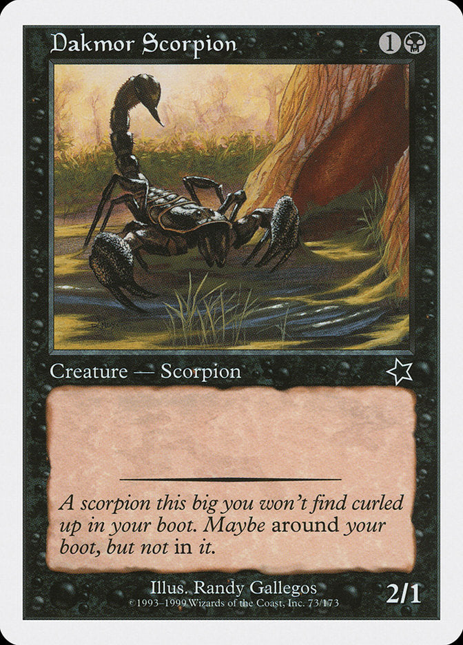 Dakmor Scorpion [Starter 1999] | Fandemonia Ltd