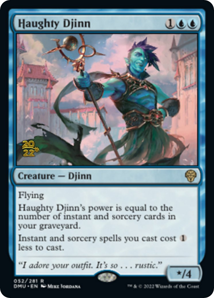 Haughty Djinn [Dominaria United Prerelease Promos] | Fandemonia Ltd