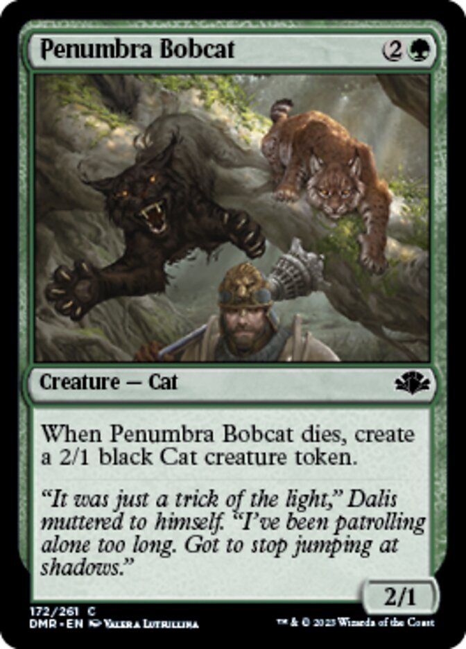 Penumbra Bobcat [Dominaria Remastered] | Fandemonia Ltd