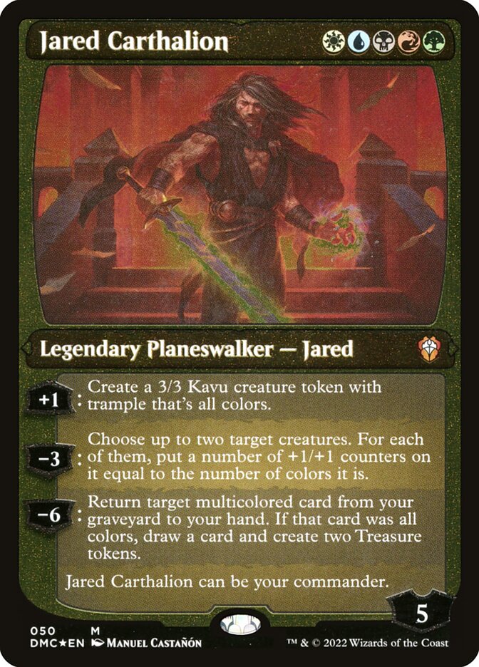 Jared Carthalion (Showcase Display Commander) [Dominaria United Commander] | Fandemonia Ltd