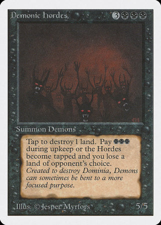 Demonic Hordes [Unlimited Edition] | Fandemonia Ltd