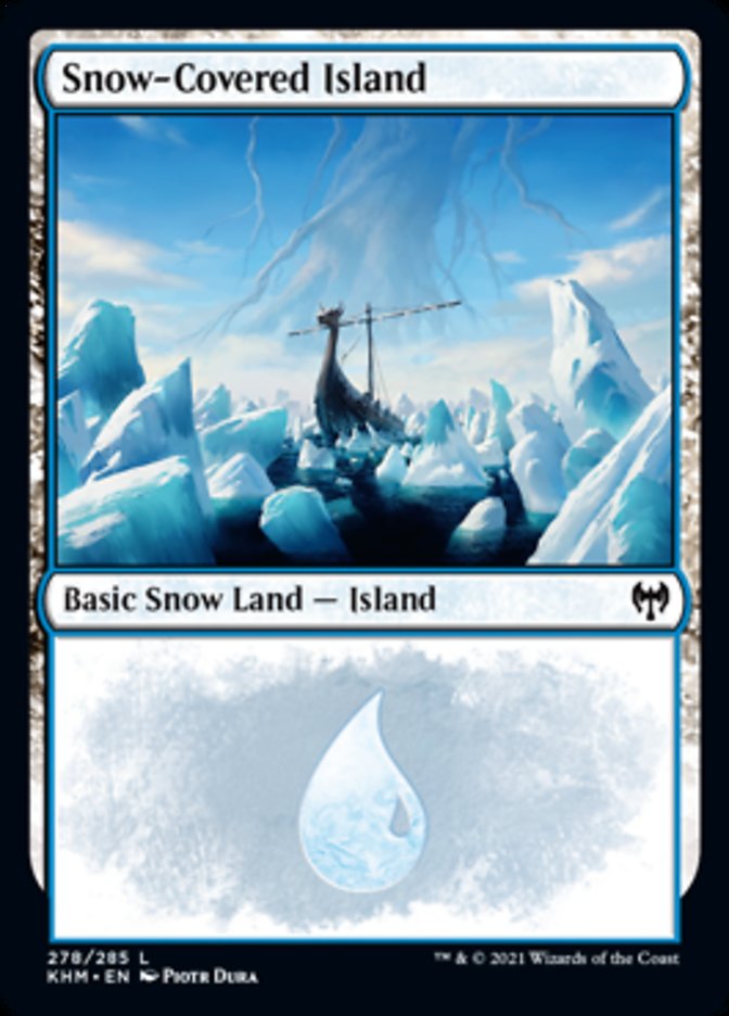 Snow-Covered Island (278) [Kaldheim] | Fandemonia Ltd