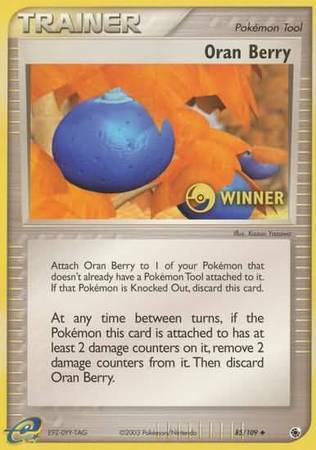 Oran Berry (85/109) (Winner) [EX: Ruby & Sapphire] | Fandemonia Ltd