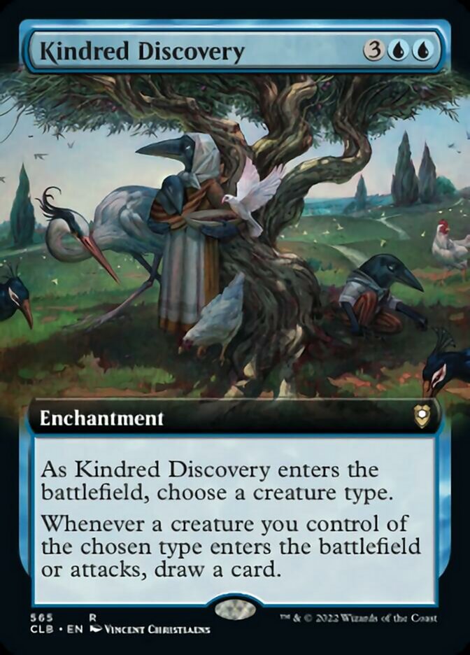 Kindred Discovery (Extended Art) [Commander Legends: Battle for Baldur's Gate] | Fandemonia Ltd