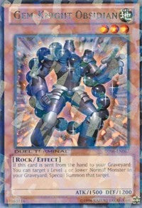 Gem-Knight Obsidian [DT06-EN067] Rare | Fandemonia Ltd