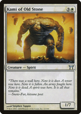 Kami of Old Stone [Champions of Kamigawa] | Fandemonia Ltd