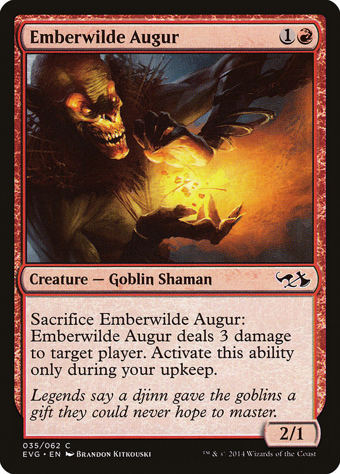 Emberwilde Augur (Elves vs. Goblins) [Duel Decks Anthology] | Fandemonia Ltd
