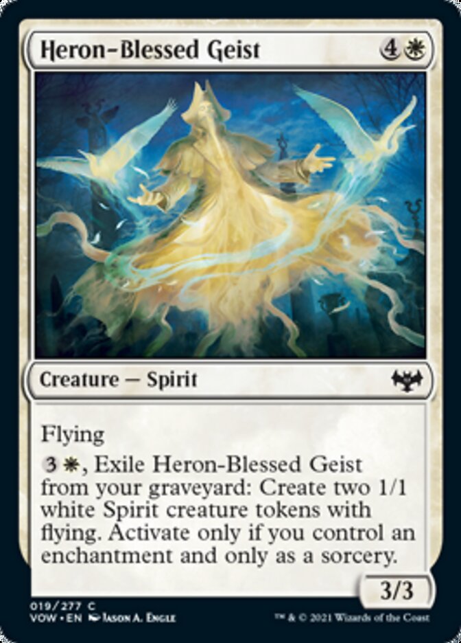 Heron-Blessed Geist [Innistrad: Crimson Vow] | Fandemonia Ltd
