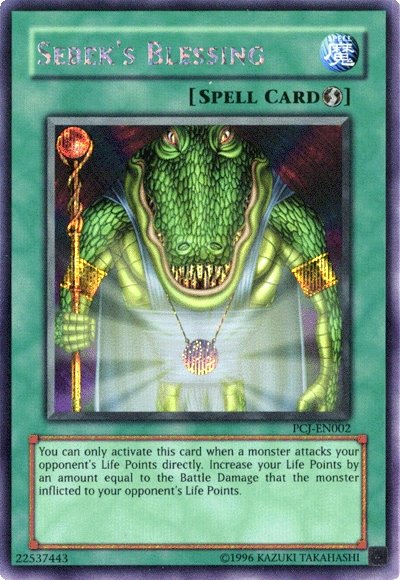 Sebek's Blessing [PCJ-EN002] Prismatic Secret Rare | Fandemonia Ltd