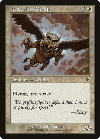 Razorfoot Griffin [Invasion] | Fandemonia Ltd