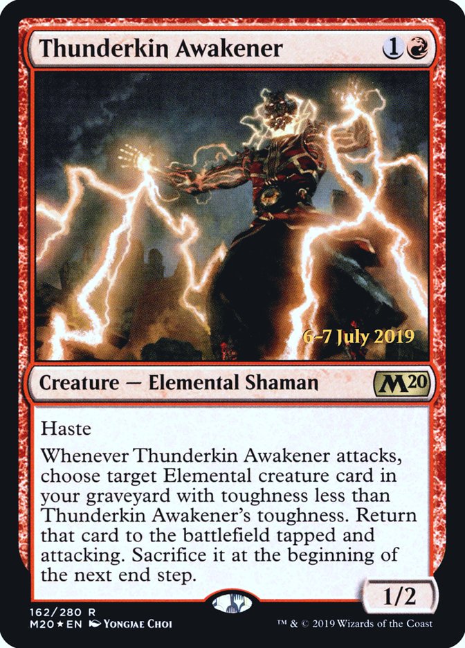 Thunderkin Awakener  [Core Set 2020 Prerelease Promos] | Fandemonia Ltd
