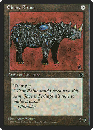 Ebony Rhino [Homelands] | Fandemonia Ltd