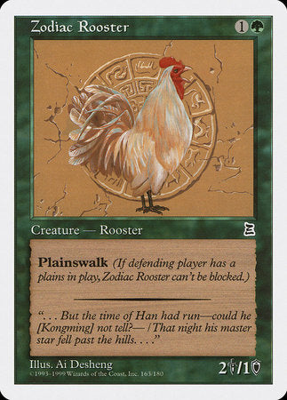 Zodiac Rooster [Portal Three Kingdoms] | Fandemonia Ltd