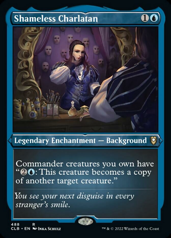 Shameless Charlatan (Foil Etched) [Commander Legends: Battle for Baldur's Gate] | Fandemonia Ltd