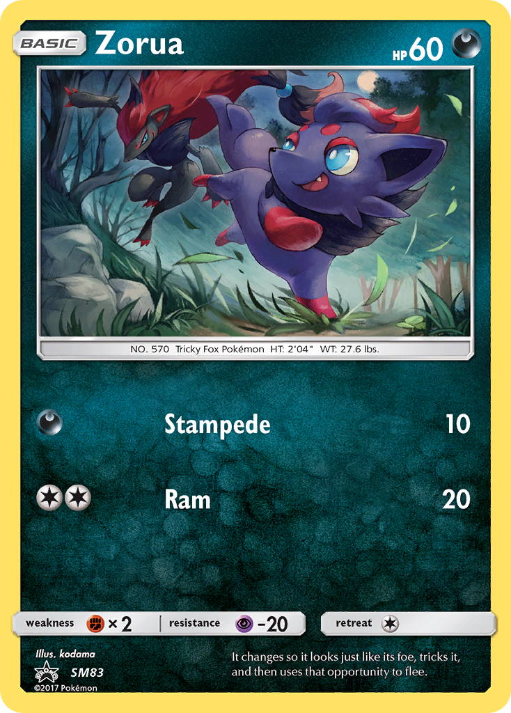 Zorua (SM83) [Sun & Moon: Black Star Promos] | Fandemonia Ltd