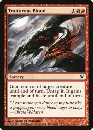 Traitorous Blood [Innistrad] | Fandemonia Ltd