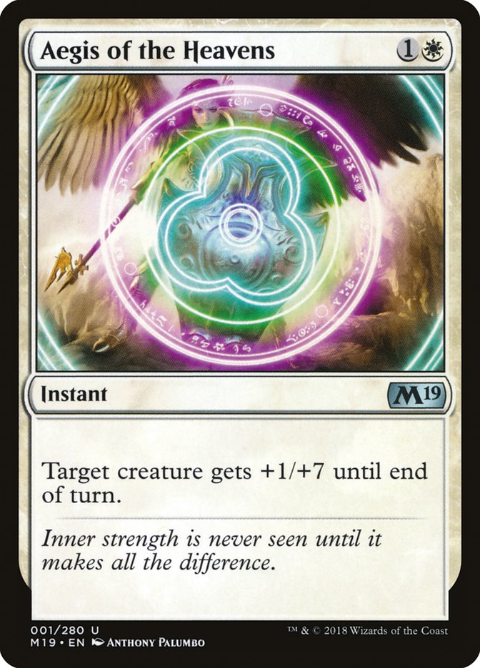 Aegis of the Heavens [Core Set 2019] | Fandemonia Ltd