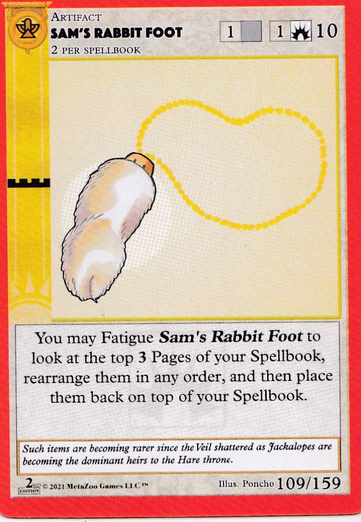 Sam's Rabbit Foot [Cryptid Nation: Second Edition] | Fandemonia Ltd