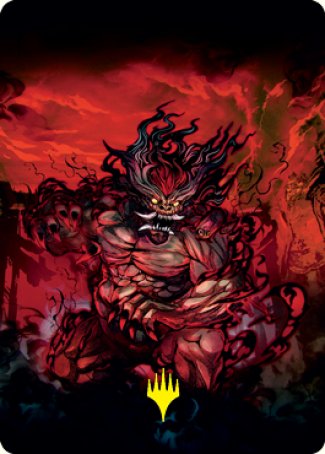 Vessel of the All-Consuming Art Card (Gold-Stamped Signature) [Kamigawa: Neon Dynasty Art Series] | Fandemonia Ltd