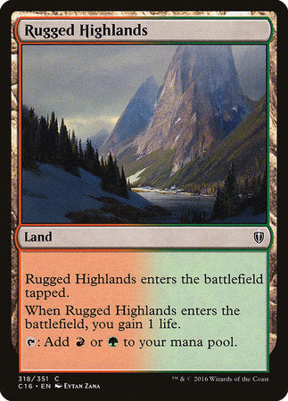 Rugged Highlands [Commander 2016] | Fandemonia Ltd